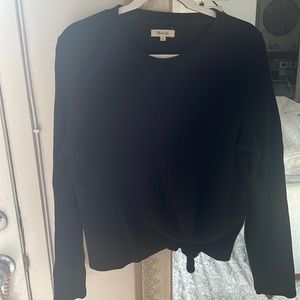 Madewell sweater. Black. Size large.